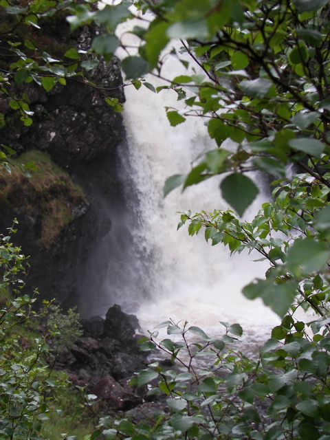 A waterfall on the Inverianvie River