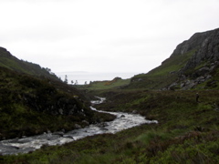 The Inverianvie river heading to Gruinard Bay