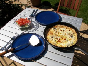haddock and cream omelette
