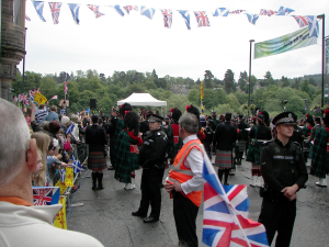 The Queen's arrival