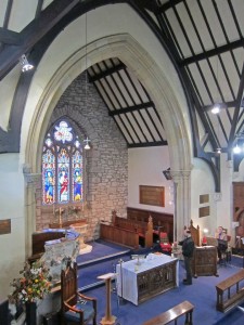St John's church, where Zoe will be baptised at Easter