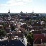 Tallinn skyline south from St Olaf’s tower