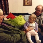 Zoe with grandparents